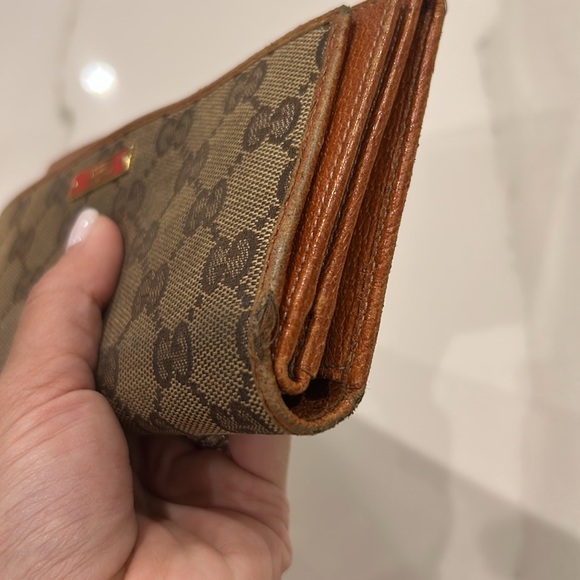 Gucci wallet long in brown - Picture 10 of 12
